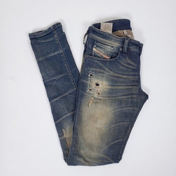 Diesel Getlegg slimskinny low waist wash 0609C stretch denim jeans - Picture 11 of 11